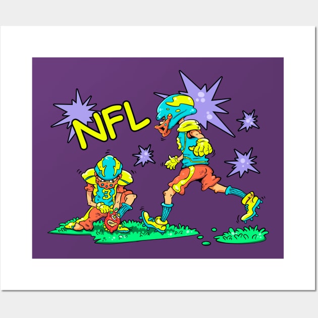 nfl Wall Art by vanpaul54